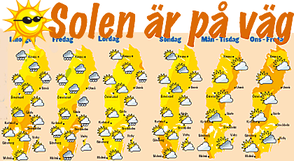 Solen är på väg!